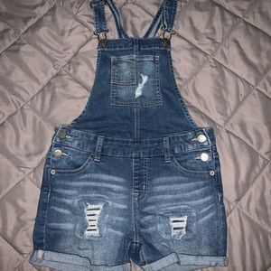 Girls Overalls (shorts)- Justice